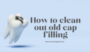 how to clean out old cap filling