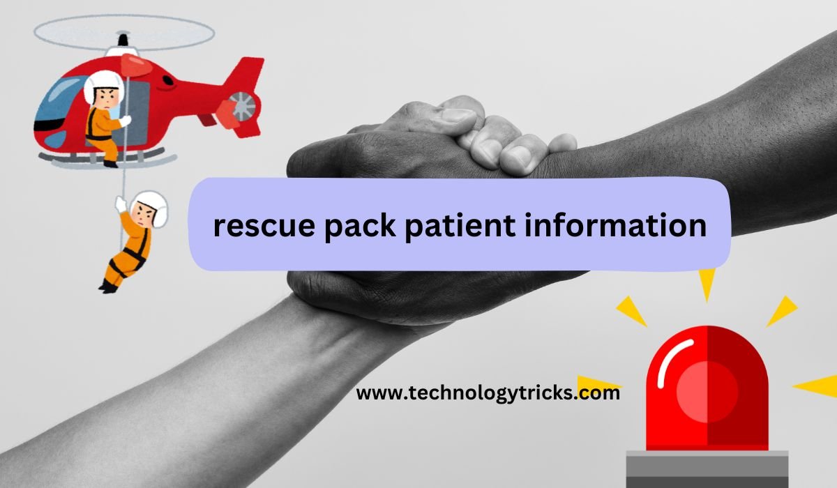 Rescue pack patient information