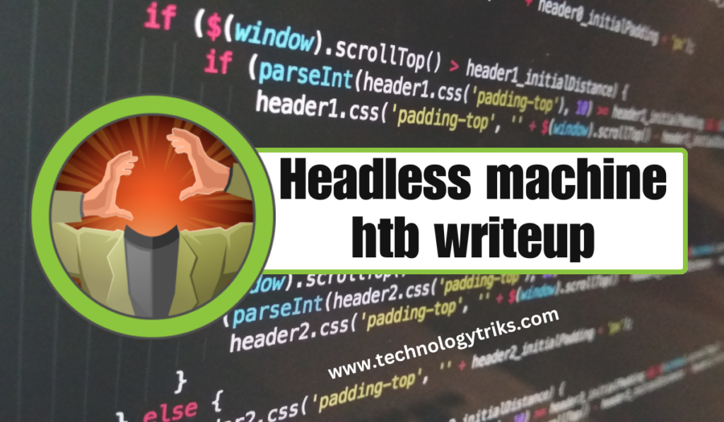 headless machine htb writeup