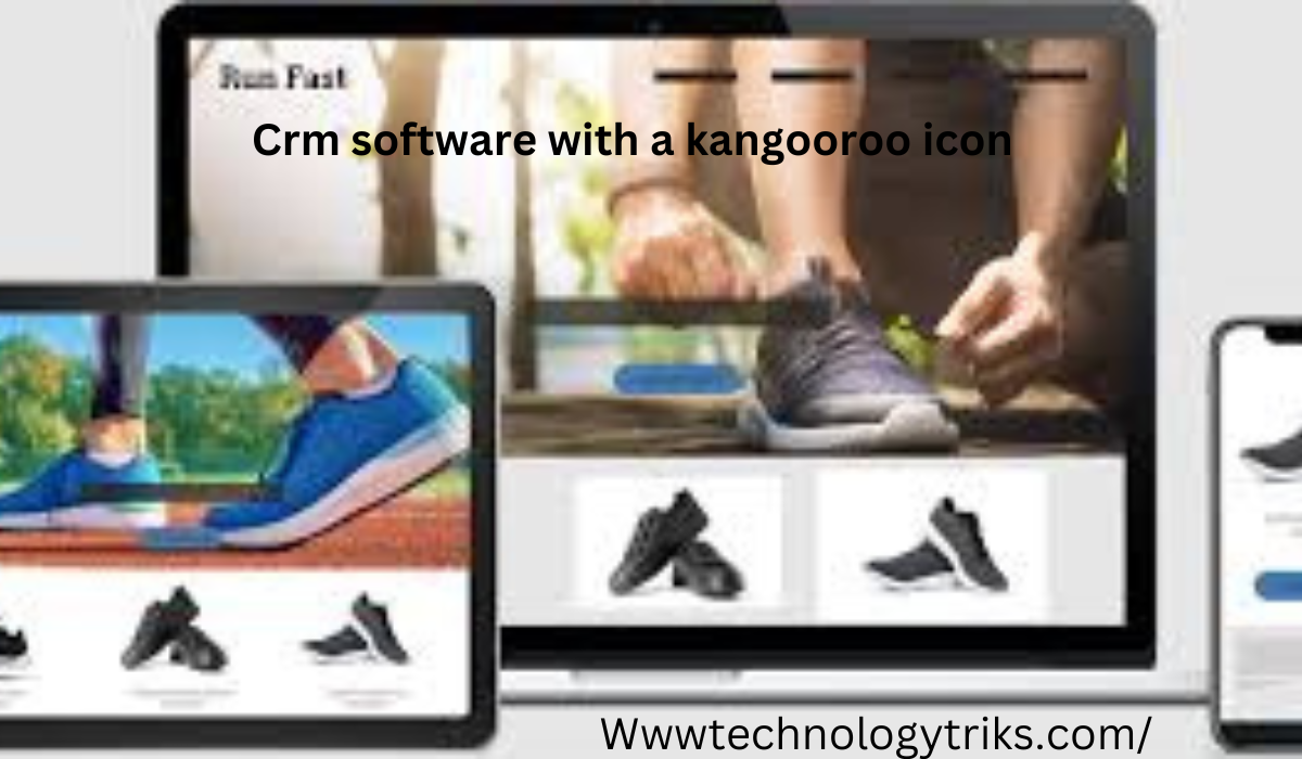 Crm software with a kangooroo icon